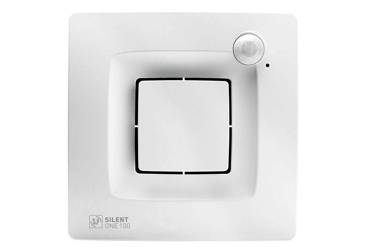 Badrumsfläkt Thermex Silent One Ø100 mm, vit Badrumsfläkt Thermex Silent One Ø100 mm, vit