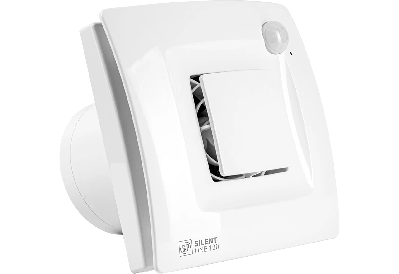 Badrumsfläkt Thermex Silent One Ø100 mm, vit Badrumsfläkt Thermex Silent One Ø100 mm, vit