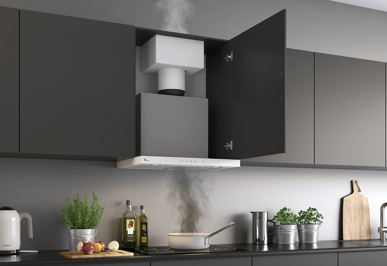 Super Silent GT 60 cm Vit med motor