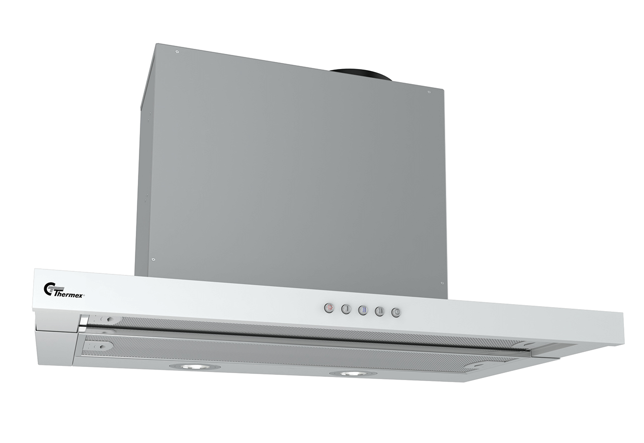 Super Silent Utdragbar 600 mm Vit Med motor