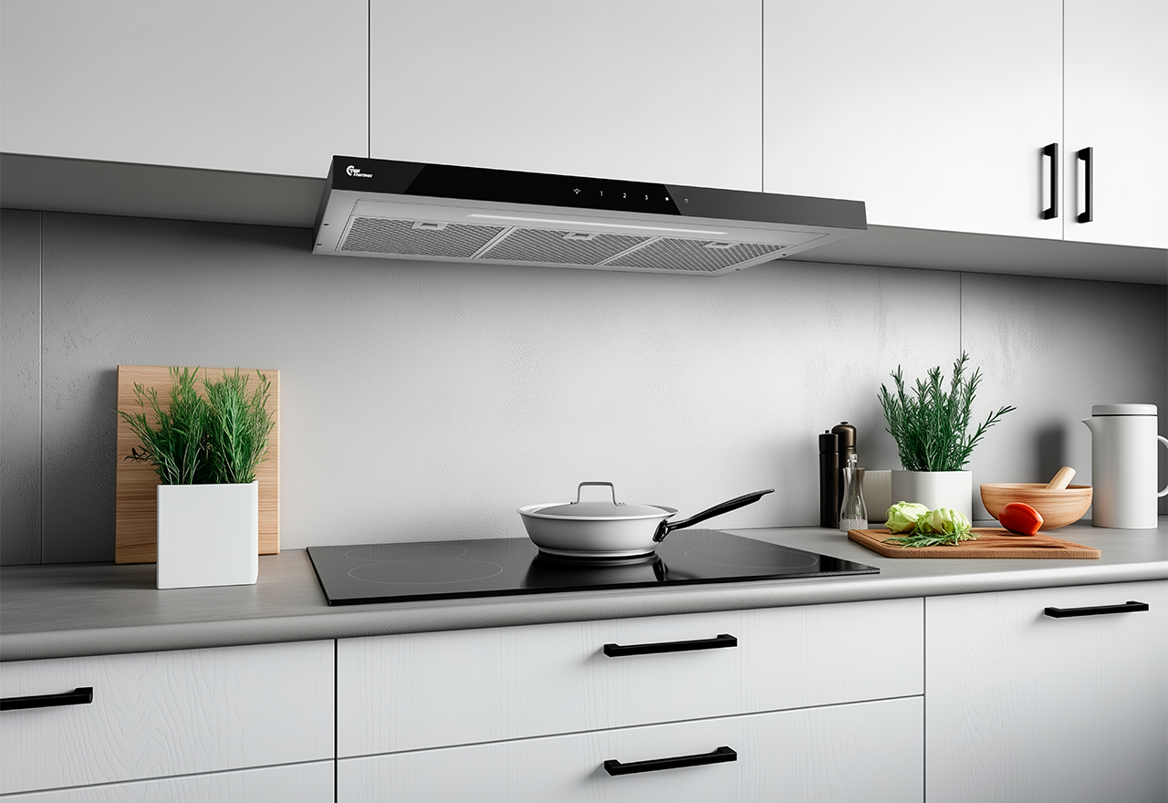 Super Silent GT - Stripe, 80 cm, rostfri/svart