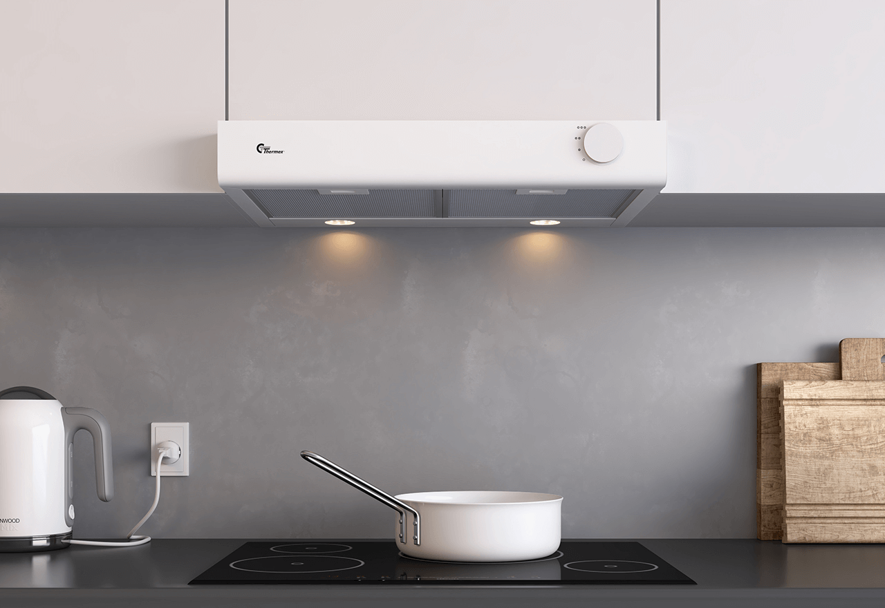 Manchester Smart 600 mm Vit med motor