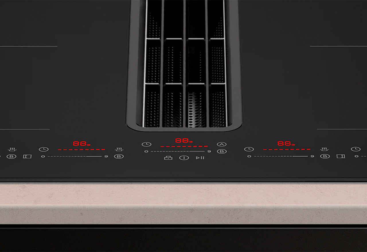 Downdraft One 80 cm med kolfilter