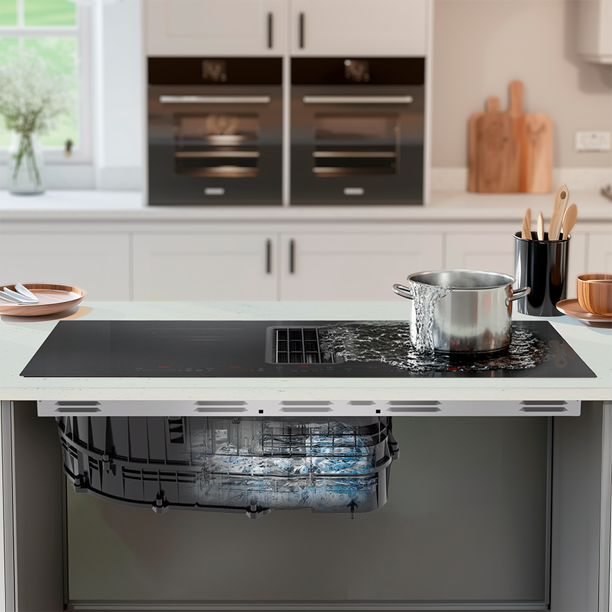 Copenhagen Matt spis med inbyggd spisfläkt