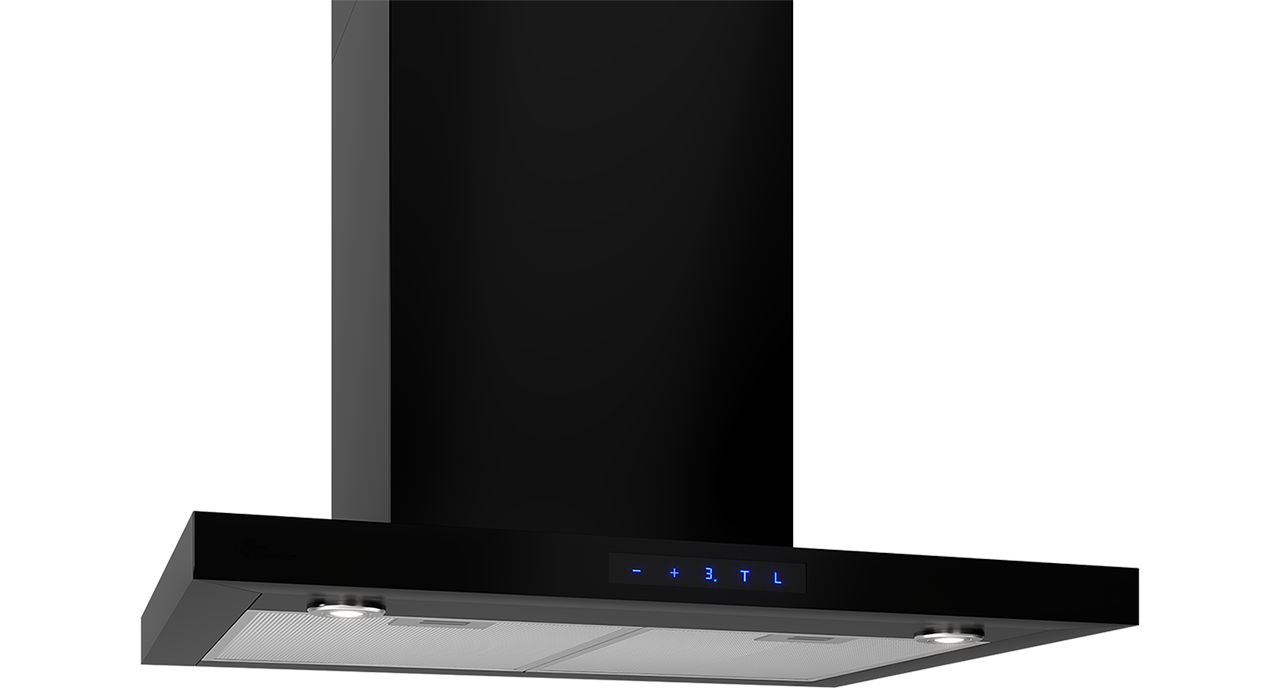 Harwich II vägg 600 mm Svart utan motor