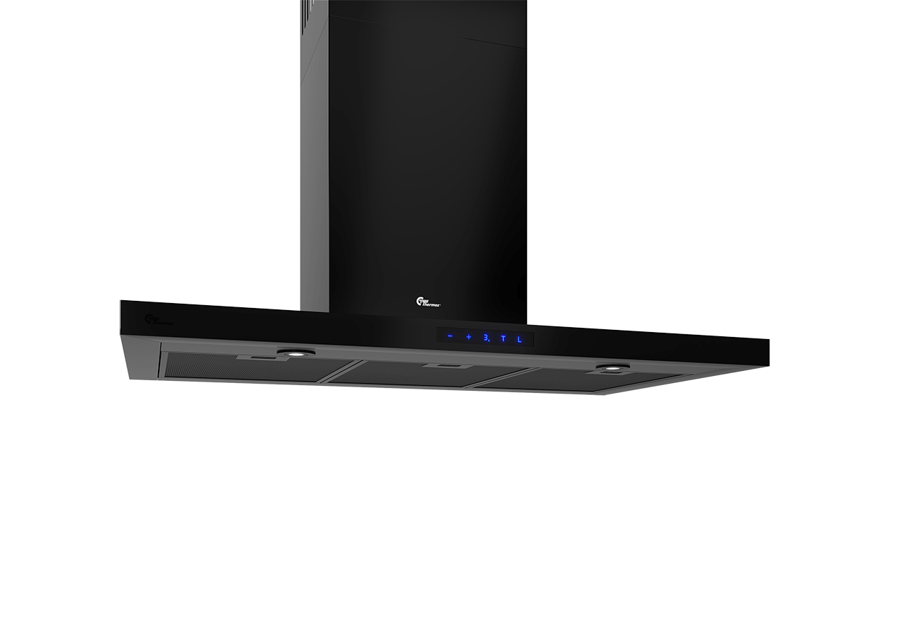 Harwich II vägg 900 mm Svart med motor