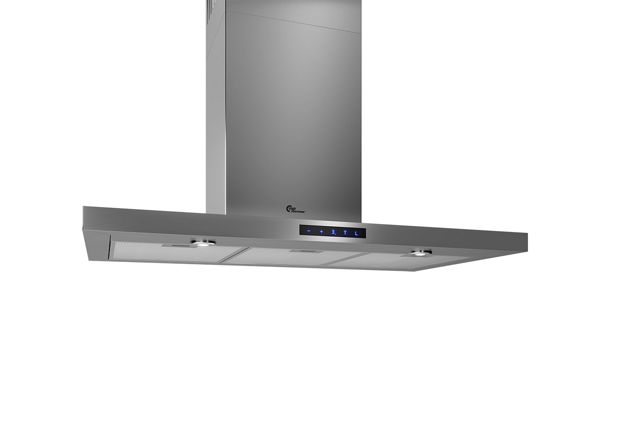 Harwich II vägg 900 mm Rostfri med motor