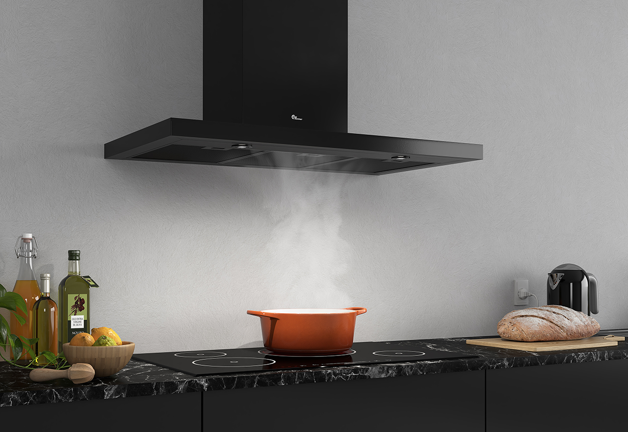 Design Line 8001 - 90 cm - vägg - svart - Smarthome