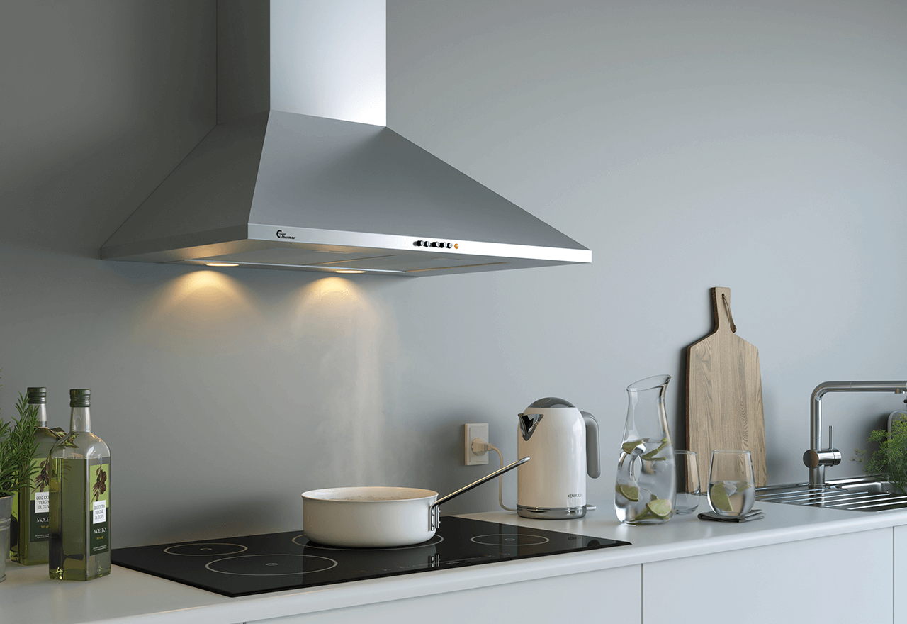 Decor 942 600 mm Rostfri med motor