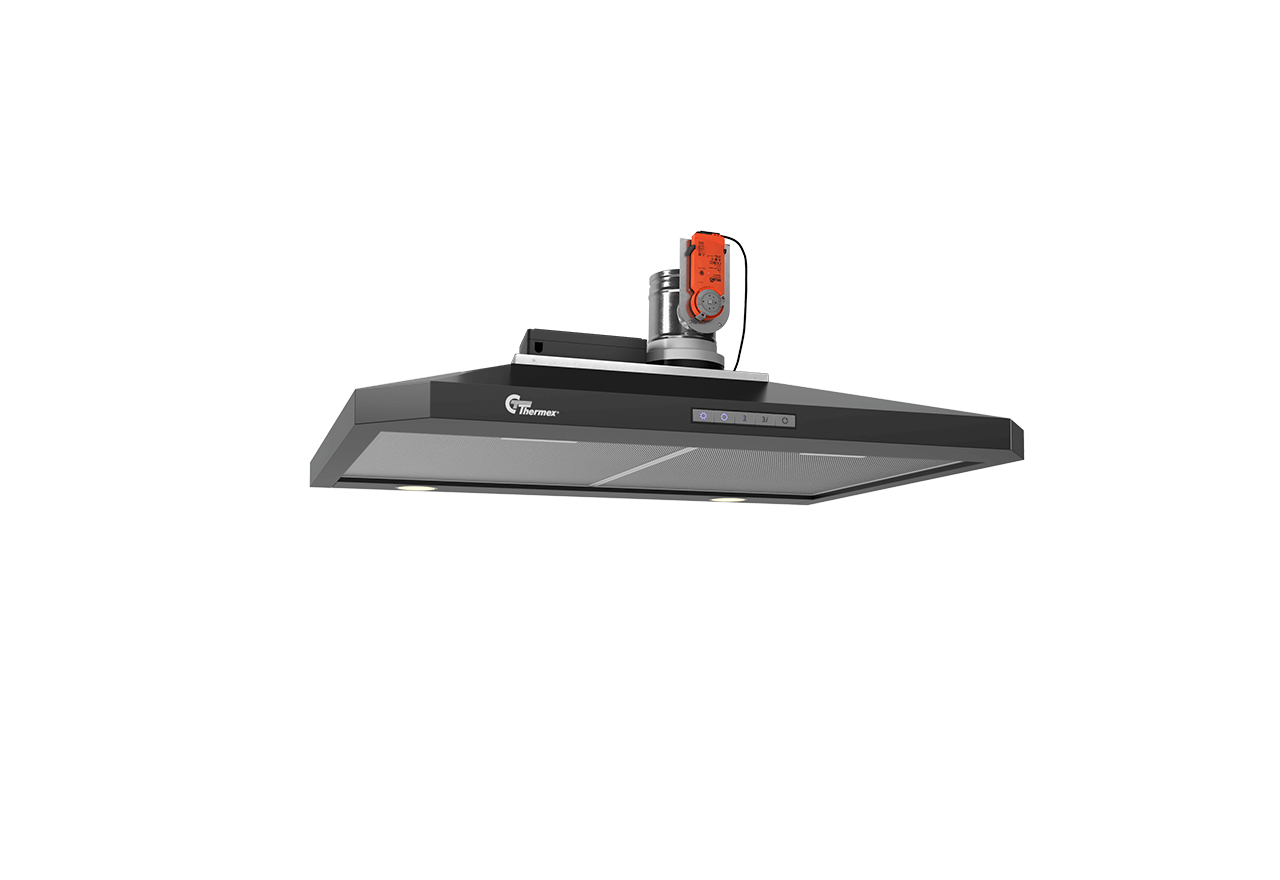 Central 787 vägg 60 cm svart, lägenhet timer