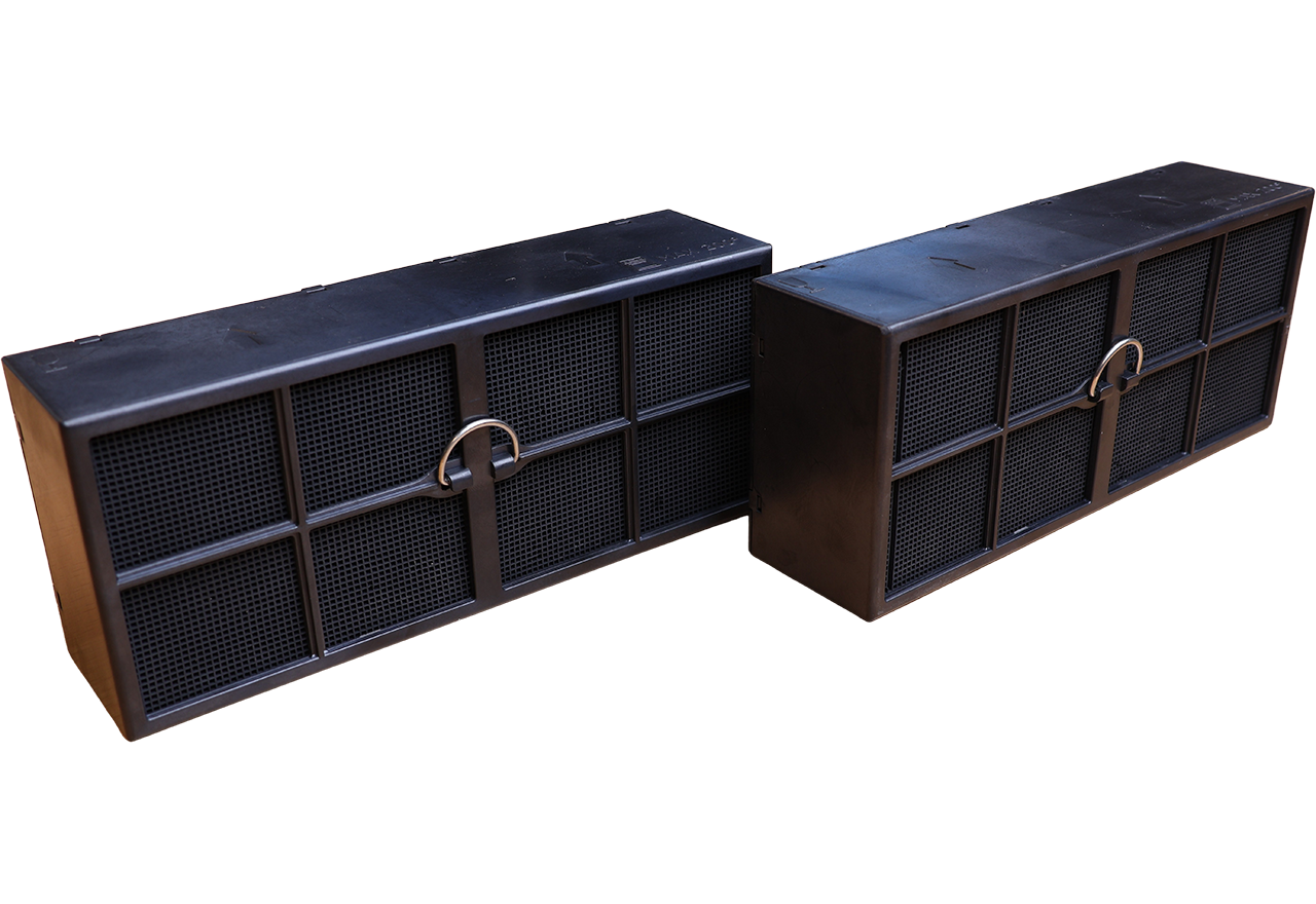 KF75 - Keramiskt kolfilterset för Downdraft