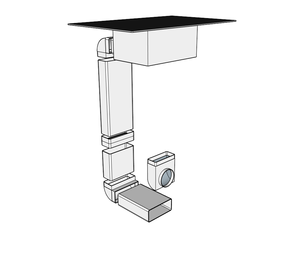 Nordic 9010 kit Downdraft standard  