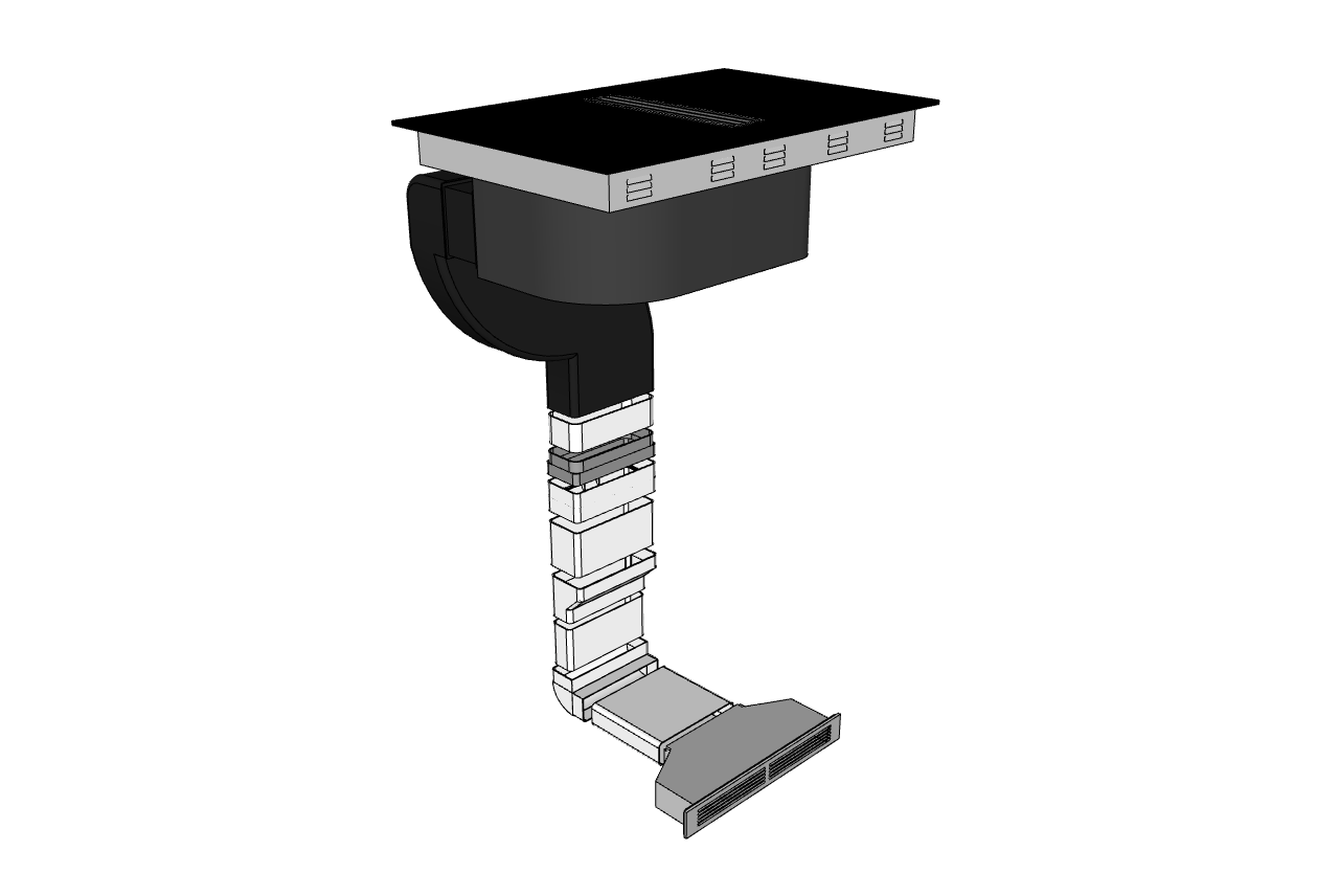 Kit för recirkulation till Nordic 6910 - låg sockel