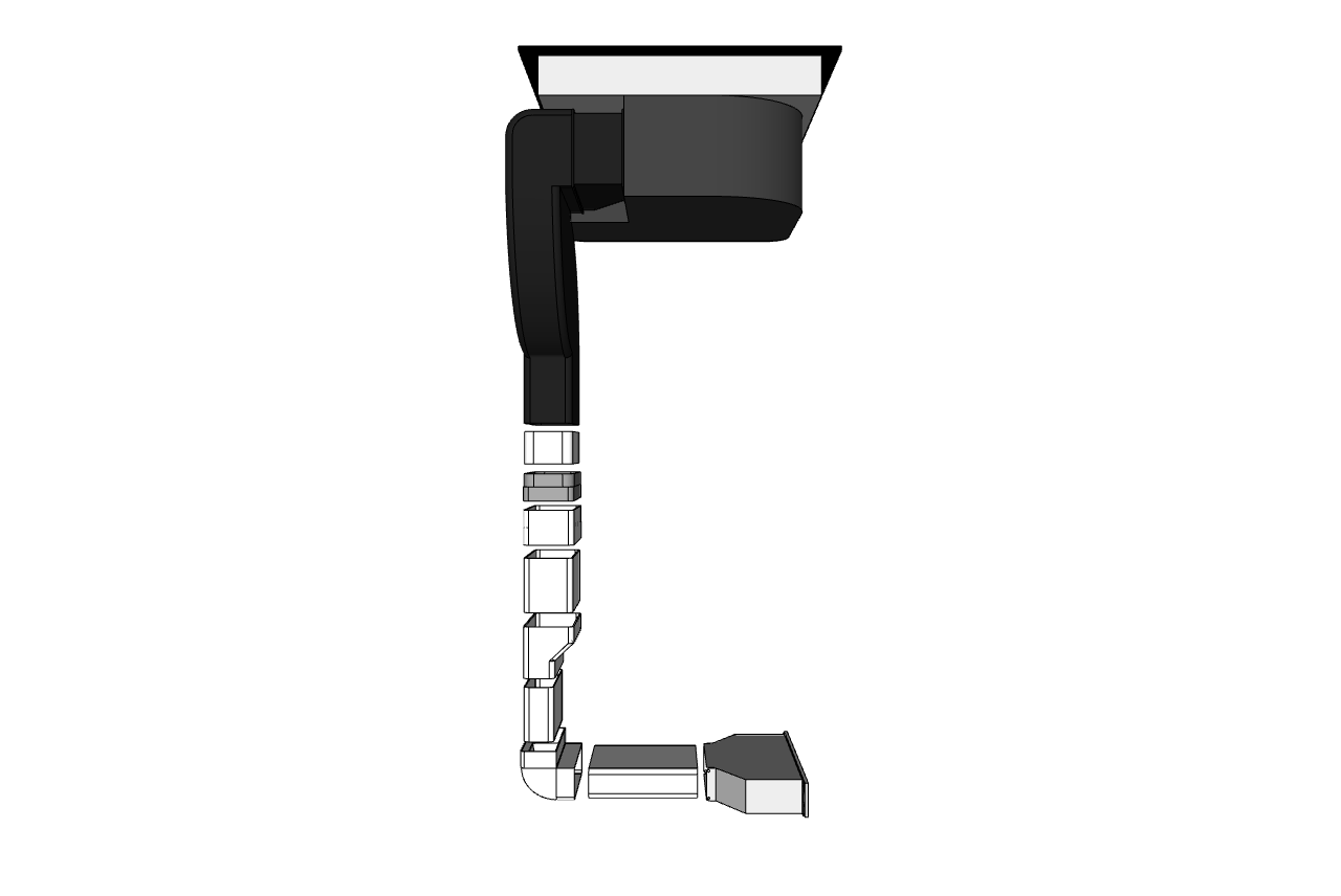 Kit för recirkulation till Nordic 6910 - låg sockel