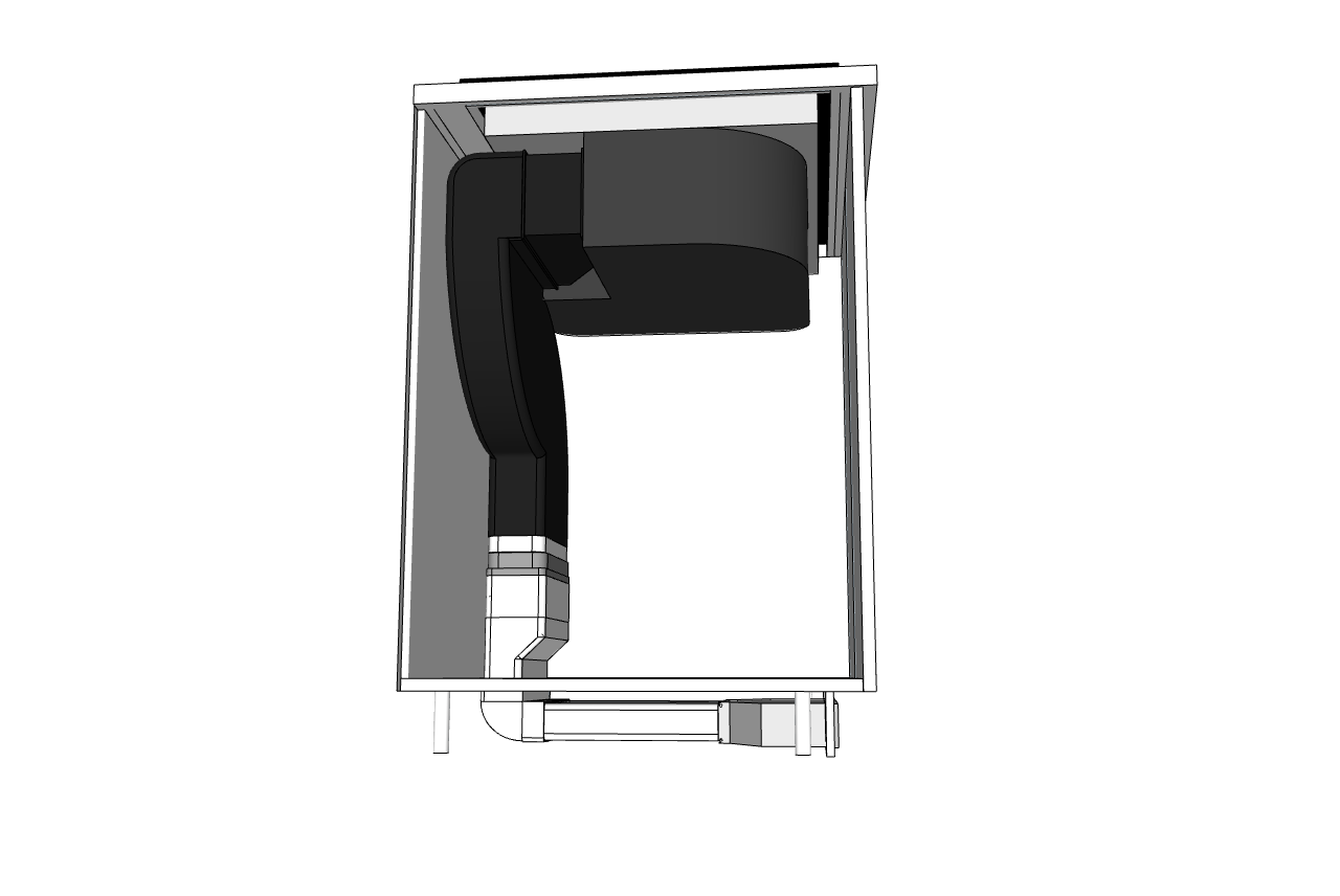 Kit för recirkulation till Nordic 6910 - låg sockel