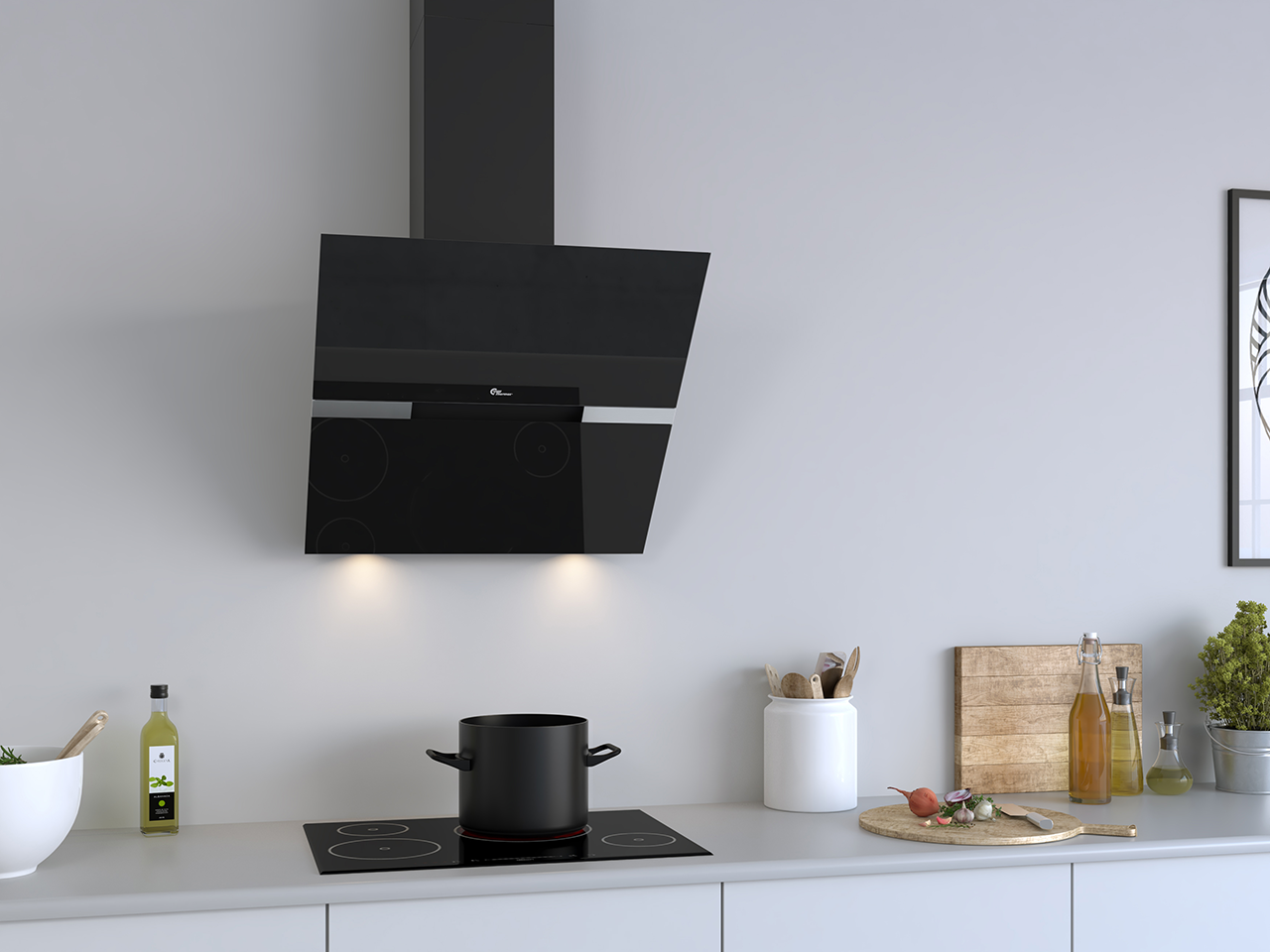 Perpignan 600 mm Svart Med motor