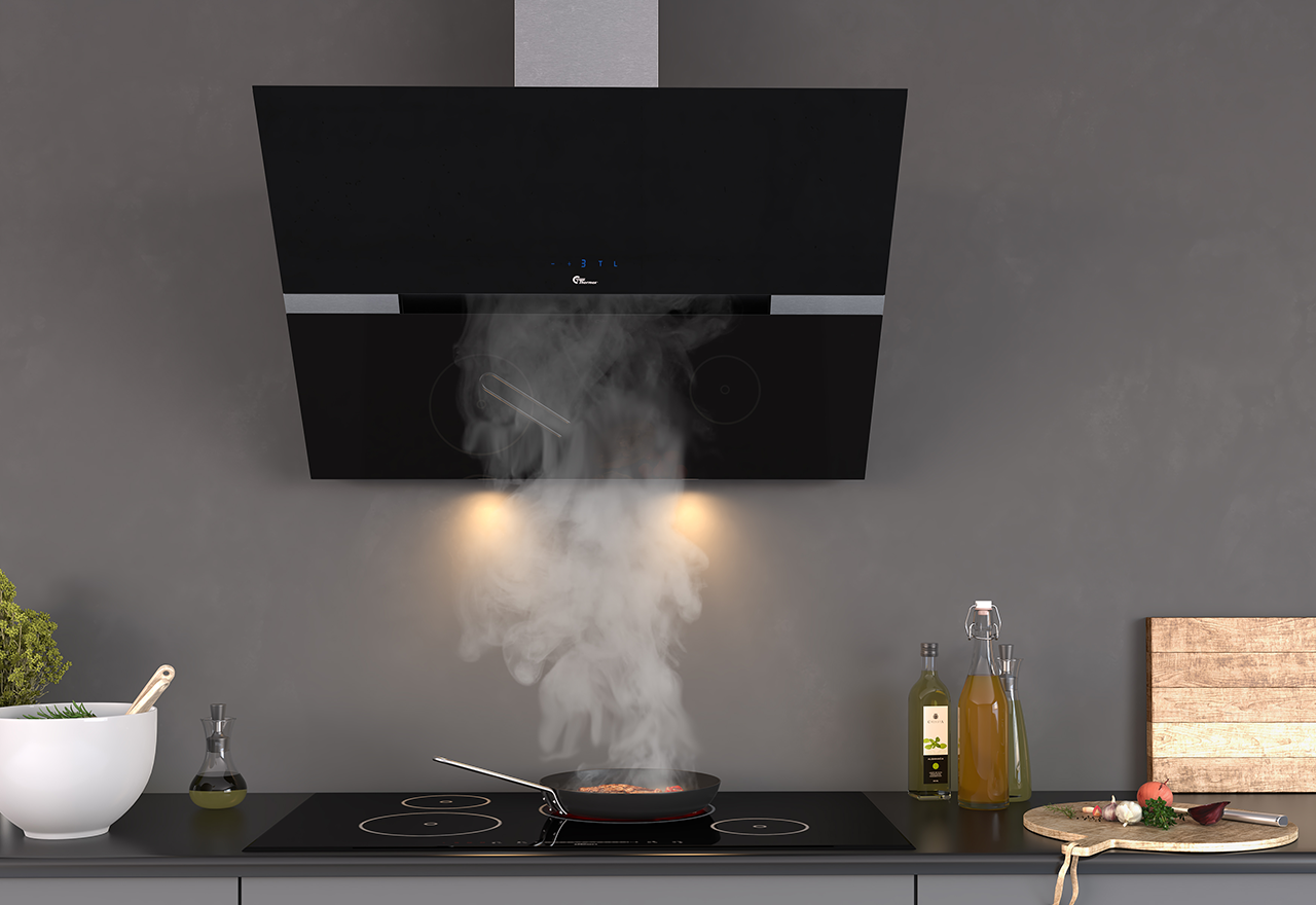 Preston II 900 mm Rostfri/Svart med motor