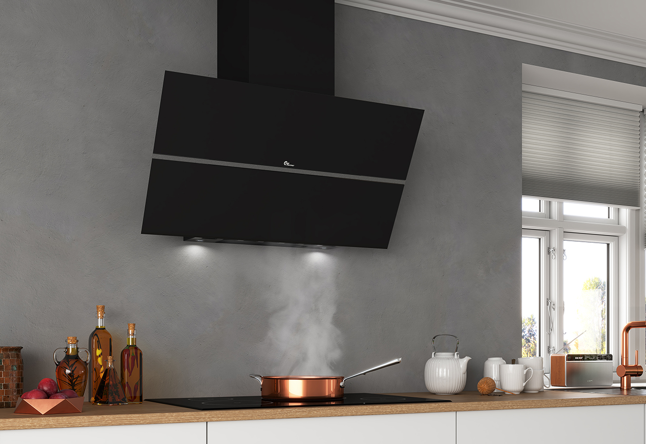 Design Line 8002 - vertikal köksfläkt - 80 cm Design Line 8002 - vertikal köksfläkt - 80 cm