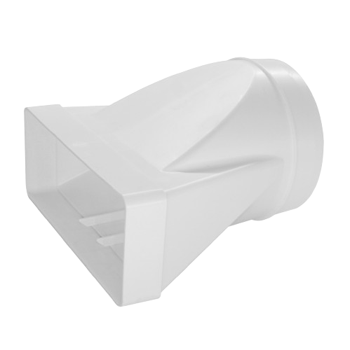 Övergång Mått 220x90 mm - Ø150 mm Övergång Mått 220x90 mm - Ø150 mm