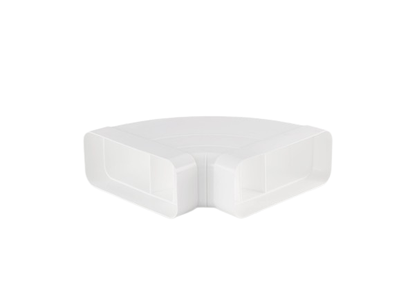 Horisontell 90 gr böj 222x89 mm  Horisontell 90 gr böj 222x89 mm