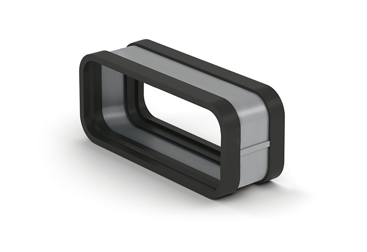 Skarvmuff för böjar i plåt 216x83 mm