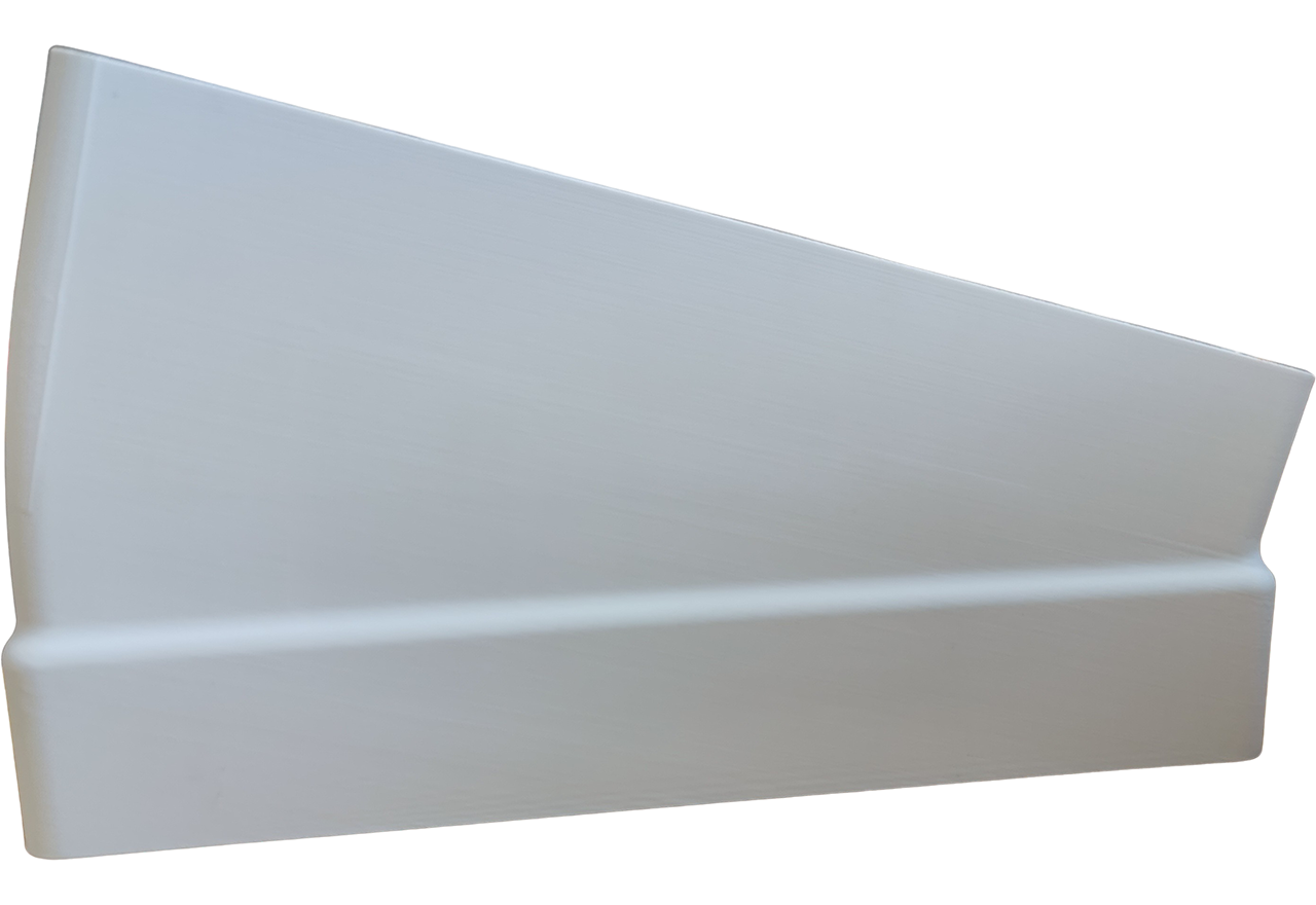 Böjning 15 grader - 220x90 mm