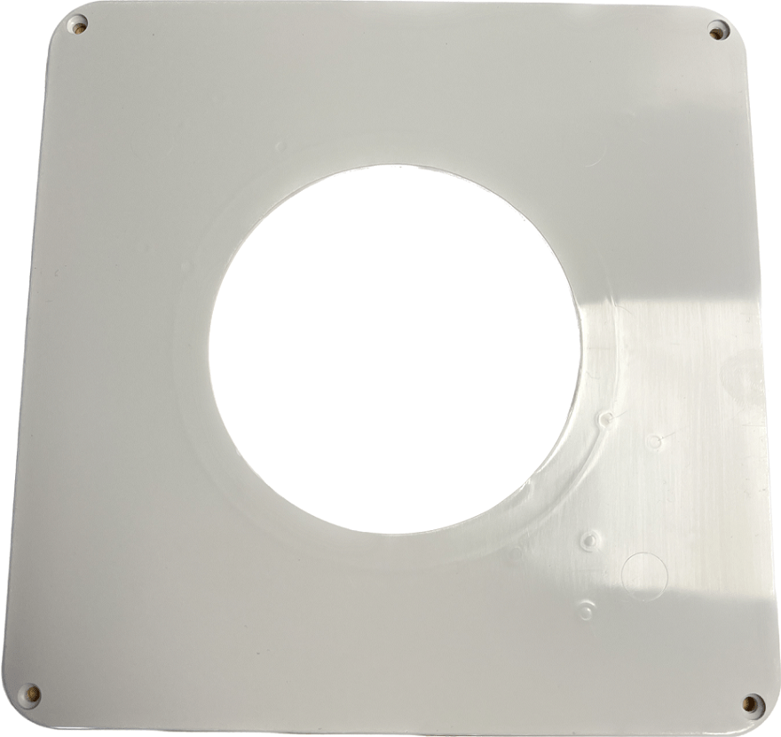 Täckplåt 200 x 200 mm vit Täckplåt 200 x 200 mm vit
