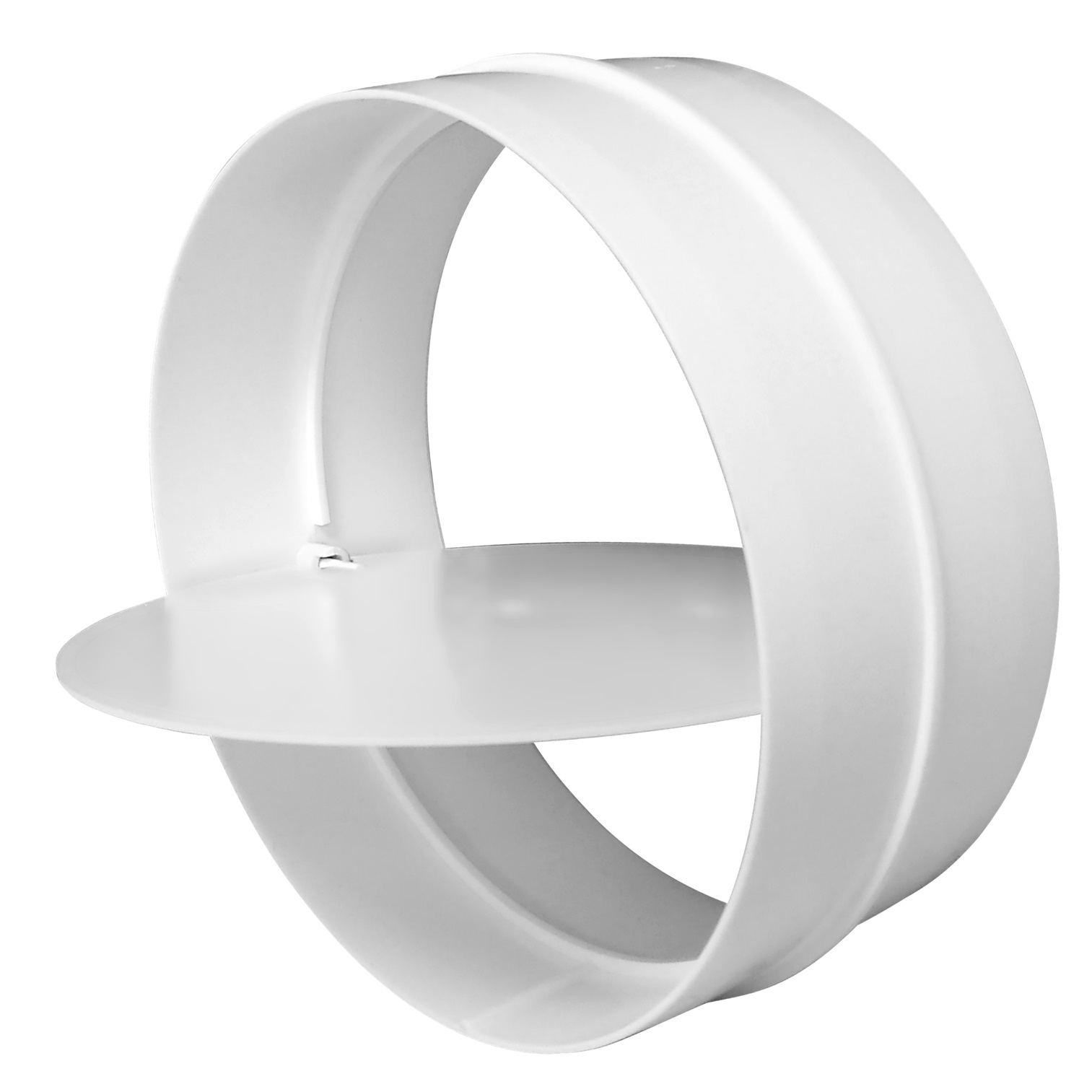 Samlingsnippel med spjäll Ø150