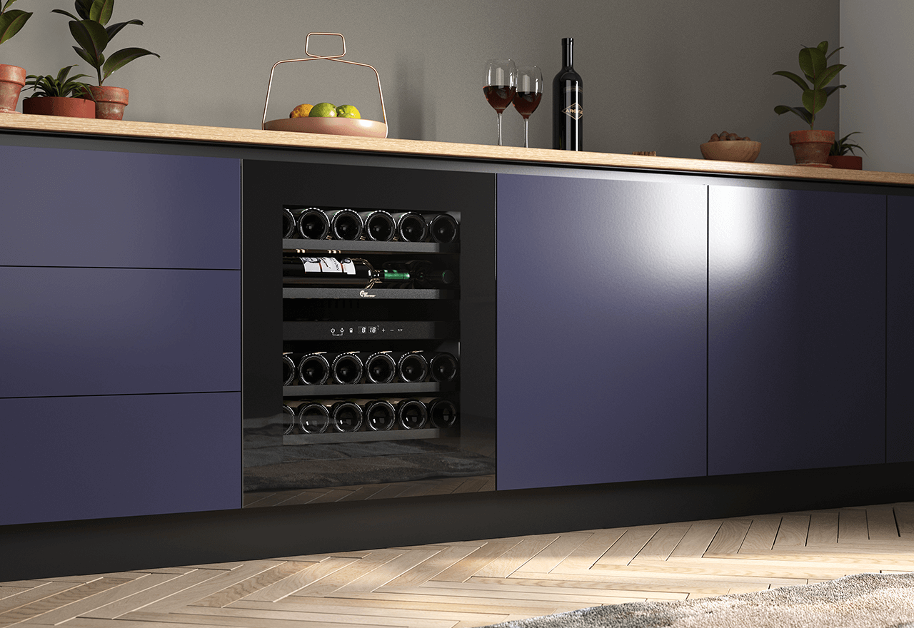 Winemex 30 labelview trähylla